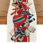 Artoid Mode Red Snowboarding Christmas Table Runner 13x48 Inch