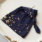 Zeroest Newborn Photography Wraps with Gold Stars Navy Size Crib