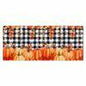 AYTTBIS Fall Curtain Valance 2 Pack 54x18 Inch Orange Pumpkin Maple Leaves