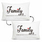 Fihjm Family Throw Pillow Cover 12x20 Beige Farmhouse Home Decor 24 Pack