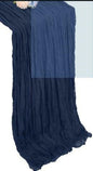 Showgeous 24 Pack Royal Blue Cheesecloth Table Runner 35x120in 10Ft