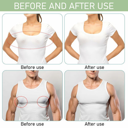 Apausvcm 40 Pcs Nipple Covers Reusable Invisible Breast Lift Pasties Beige