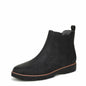 Dr. Scholl's Women's Northbound Ankle Boot Black Smooth Size 8 W
