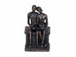 PUHOZN Iron Swing Couple Sculpture Wedding Love Statue Copper Classic Size