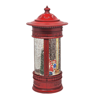 Magical Snowman WaterGlobe Vintage Mailbox