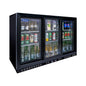 Orikool 53-Inch Energy Efficient Commercial Back Bar Drink Cooler With LED Lighting And 3 Glass Doors (SAK12097)