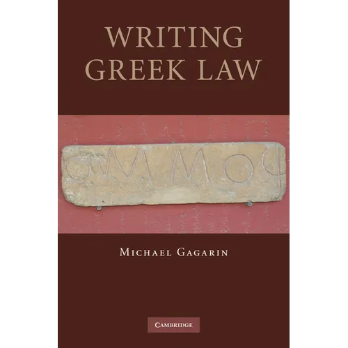 Writing Greek Law - Paperback