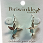 Hummingbird With Blue Accents Earrings