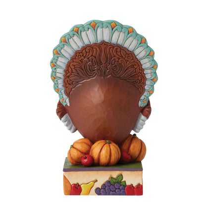 Turkey with Scene Figurine