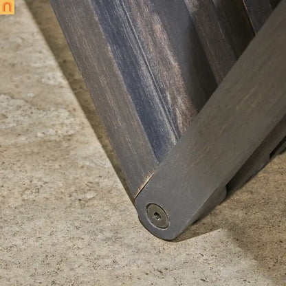 Outdoor Bench Acacia Wood 63" Dark Gray Slat