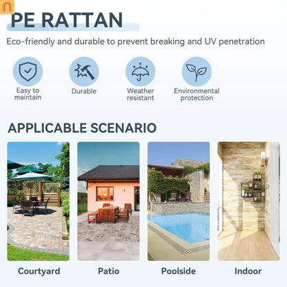 Outdoor Swivel Chair Set PE Rattan Gray 3 Piece Glass Top Side Table