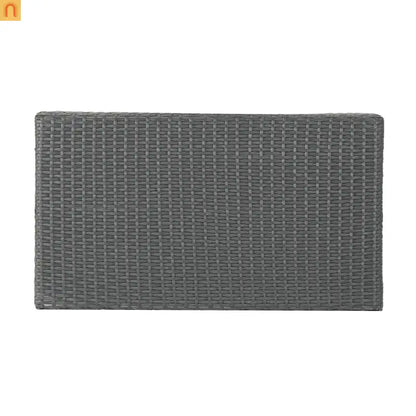 Outdoor Chat Set PE Rattan Gray 4-Piece Waterproof Cushions