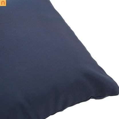Outdoor Round Rattan Daybed Canopy Clamshell Navy Blue