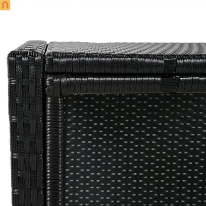 Outdoor Sectional Set Rattan Gray Storage Hot Tub Surround