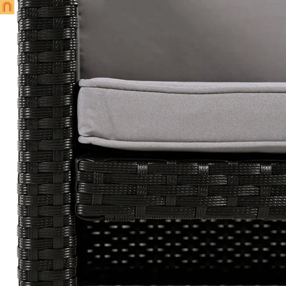 Outdoor Sectional Set Rattan Gray Storage Hot Tub Surround
