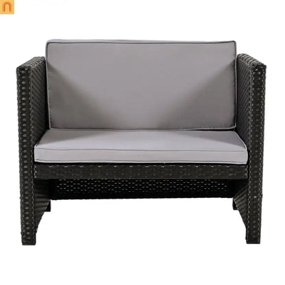 Outdoor Sectional Set Rattan Gray Storage Hot Tub Surround