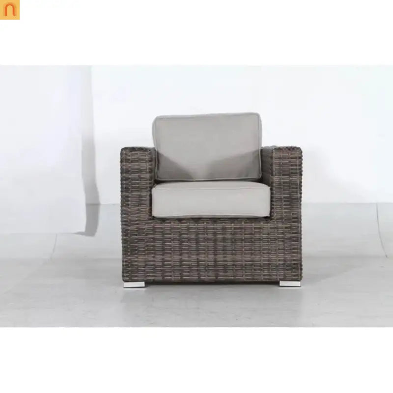 Outdoor Patio Set Wicker Espresso 12-Piece Seats 8 130in