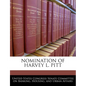 Nomination of Harvey L. Pitt - Paperback