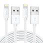 Overtime Apple MFi Certified Lightning Cable 10ft with Dual USB Wall Charger Adapter