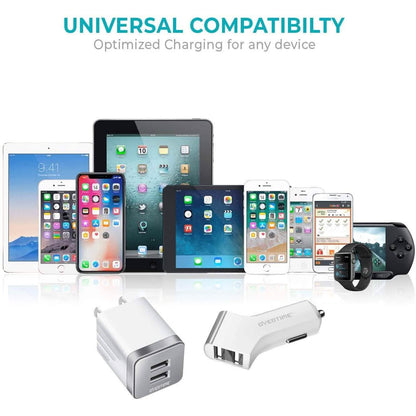 Overtime Dual iPhone Car Charger Set