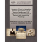 Sarisohn (Floyd) V. Appellate Division of Supreme Court, Second Department U.S. Supreme Court Transcript of Record with Supporting Pleadings - Paperback