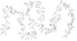 Silver Plated Petal Garland
