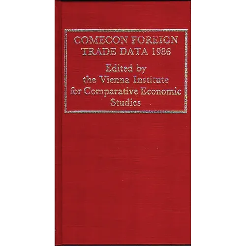 Comecon Foreign Trade Data 1986 - Hardcover