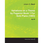 Variations on a Theme by Paganini Book 1 by Johannes Brahms for Solo Piano (1863) Op.35 - Paperback
