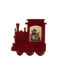 Lighted Spinning Water Globe Train - Snowman