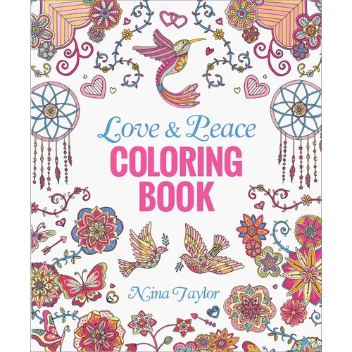 Love & Peace Coloring Book - Paperback