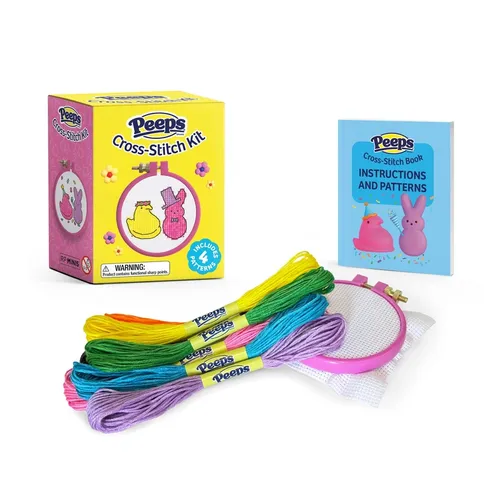 Peeps(r) Cross-Stitch Kit: Includes 4 Patterns - Paperback