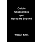 Certain Observations upon Hosea the Second - Paperback