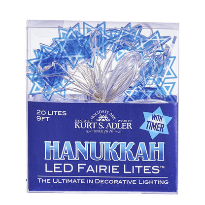 Battery-Operated Hanukkah LED Fairy Light - Dreidel