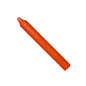 Rustic Taper Dinner Candle - 7 Inch Dark Orange
