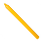 Rustic Taper Dinner Candle - 12 Inch Sun Yellow