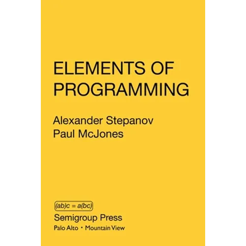 Elements of Programming - Paperback