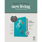 NLT Wide Margin Bible, Filament Enabled (Hardcover Cloth, Ocean Blue Floral, Indexed, Red Letter) - Hardcover
