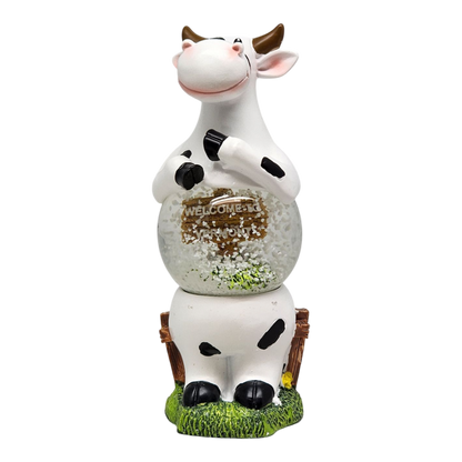 Standing Cow Snowglobe