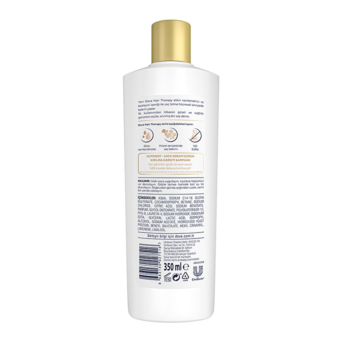 Dove Hair Therapy Breakage Remedy Shampoo - Nourishing, Anti-Breakage Hair Care for Damaged, Fragile Hair