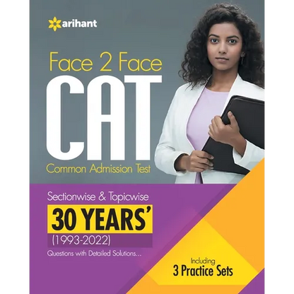 Face To Face CAT 30 Years (1993-2022) Sectionwise & Topicwise solved paper 2023 - Paperback