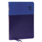 Nkjv, Matthew Henry Daily Devotional Bible, Leathersoft, Blue, Red Letter, Comfort Print: 366 Daily Devotions by Matthew Henry - Imitation Leather