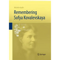 Remembering Sofya Kovalevskaya - Paperback