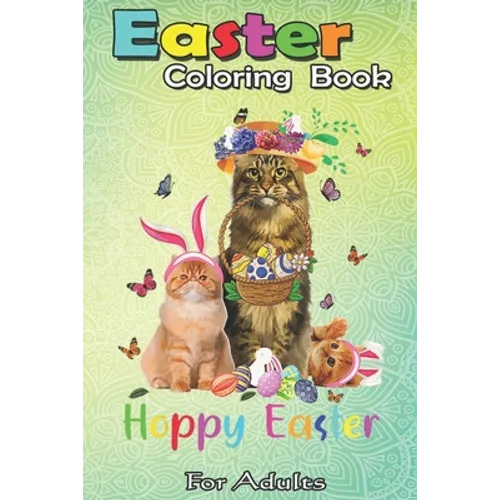 Easter Coloring Book For Teens & Adults - Paperback