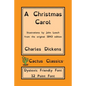 A Christmas Carol (Cactus Classics Dyslexic Friendly Font): In Prose Being A Ghost Story of Christmas; 12 Point Font; Dyslexia Edition; Illustrated - Paperback