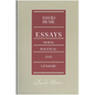 Essays: Moral, Political, and Literary - Hardcover
