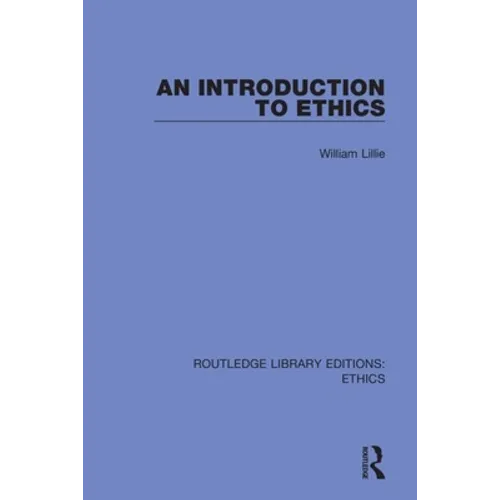 An Introduction to Ethics - Paperback