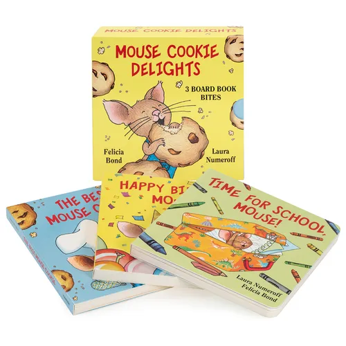 Mouse Cookie Delights: 3 Board Book Bites: The Best Mouse Cookie; Happy Birthday, Mouse!; Time for School, Mouse! - Boxed Set