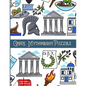 Greek Mythology Puzzles: Large Print Word Search and Complex Mazes Activity with Easy to Medium and Extreme Sudoku for Adult Anxiety - Ancient - Paperback