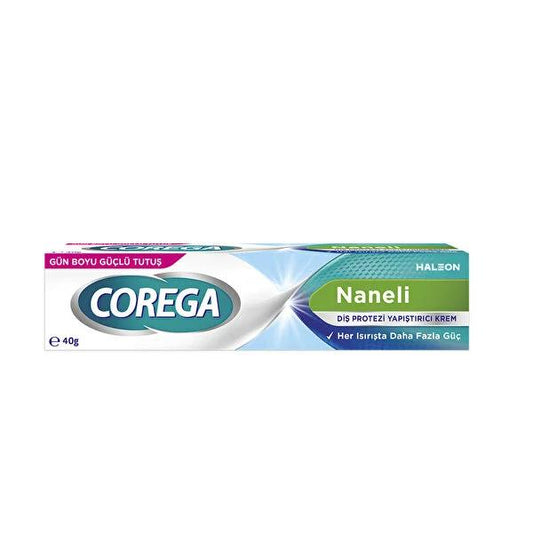 Corega Denture Adhesive Cream Max Hold & Freshness 40g - Zinc-Free, 12-Hour Strong Grip