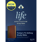 KJV Life Application Study Bible, Third Edition (Leatherlike, Brown/Mahogany, Red Letter) - Imitation Leather